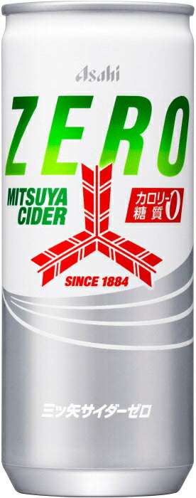 アサヒ 三ツ矢サイダー ゼロ 250ml 缶 60本 (20本入×3 まとめ買い) 炭酸飲料 ZERO 糖質ゼロ カロリーゼロ