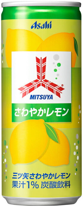 アサヒ 三ツ矢サイダー さわやかレモン 250ml 缶 60本 (20本入×3 まとめ買い) 炭酸ジュース ミツヤ れもん