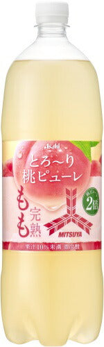 アサヒ 三ツ矢 完熟もも 1.5L ペットボトル 8本入 〔炭酸飲料〕
