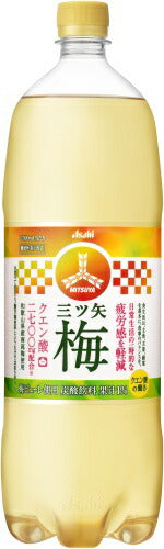 アサヒ 三ツ矢 梅 1.5L ペットボトル 16本 (8本入×2まとめ買い)