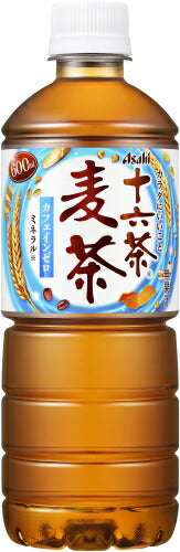 アサヒ 十六茶 麦茶 VD用 600ml ペットボトル 24本入 お茶 むぎ茶 ブレンド茶 ノンカフェイン カフェインゼロ 自販機用