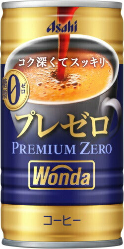 アサヒ ワンダ プレミアムゼロ 185g 缶 30本入 コーヒー 珈琲 缶コーヒー コーヒー飲料 糖類ゼロ