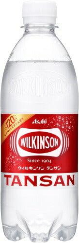 ウィルキンソン タンサン 500ml ペットボトル 24本 (20本+おまけ4本無料） アサヒ 炭酸飲料 無糖炭酸 おまけ付き