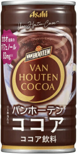 アサヒ バンホーテン ココア 185g 缶 30本入 ココア飲料 ここあ