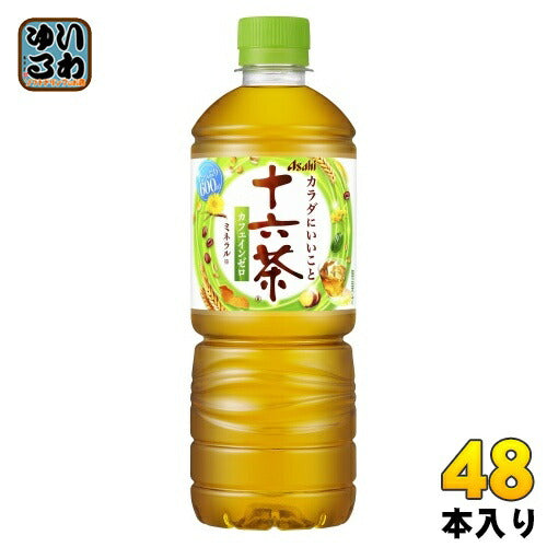 アサヒ 十六茶 VD用 600ml ペットボトル 48本 (24本入×2 まとめ買い) お茶 ブレンド茶 ノンカフェイン カフェインゼロ 自販機用
