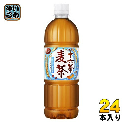 アサヒ 十六茶 麦茶 660ml ペットボトル 24本入 お茶 むぎ茶 ブレンド茶 ノンカフェイン カフェインゼロ