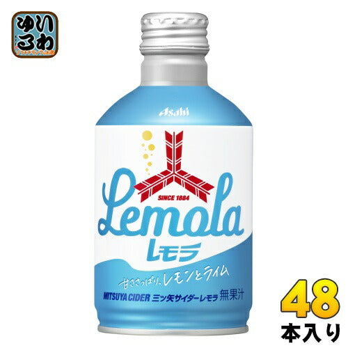 アサヒ 三ツ矢サイダー レモラ 300ml ボトル缶 48本 (24本入×2 まとめ買い)