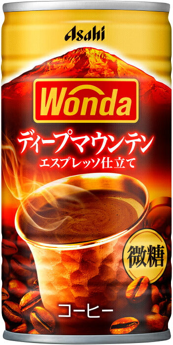 アサヒ ワンダ WONDA ディープマウンテン 185g 缶 90本 (30本入×3 まとめ買い) コーヒー 缶コーヒー 珈琲 微糖
