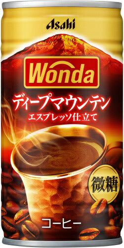 アサヒ ワンダ WONDA ディープマウンテン 185g 缶 30本入 コーヒー 缶コーヒー 珈琲 微糖