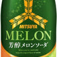 アサヒ 三ツ矢 芳醇メロンソーダ 500ml ペットボトル 48本 (24本入×2 まとめ買い)