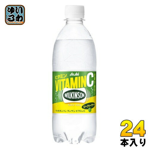 アサヒ ウィルキンソン タンサン ビタミンC 490ml ペットボトル 24本入 炭酸水 炭酸飲料 無糖 ビタミン 強炭酸