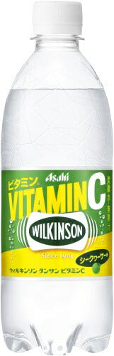 アサヒ ウィルキンソン タンサン ビタミンC 490ml ペットボトル 48本 (24本入×2 まとめ買い) 炭酸水 炭酸飲料 無糖 ビタミン 強炭酸
