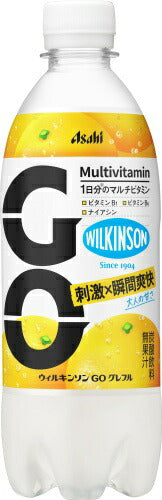 ウィルキンソン GO グレフル 490ml ペットボトル 48本 (24本入×2 まとめ買い) アサヒ 炭酸飲料 有糖炭酸水 WILKINSON ゴー 強炭酸