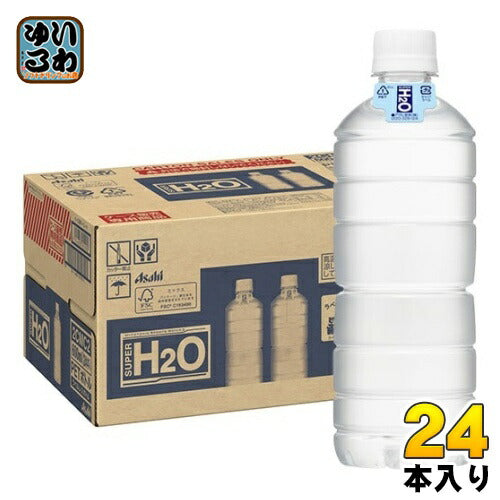 アサヒ スーパーH2O ラベルレス 600ml ペットボトル 24本入 熱中症対策 スポーツドリンク