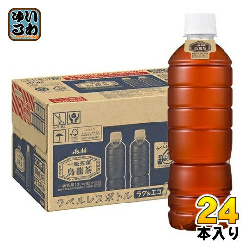 アサヒ 一級茶葉烏龍茶 ラベルレス 500ml ペットボトル 24本入 お茶 ウーロン茶
