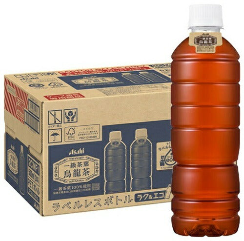 アサヒ 一級茶葉烏龍茶 ラベルレス 500ml ペットボトル 24本入 お茶 ウーロン茶