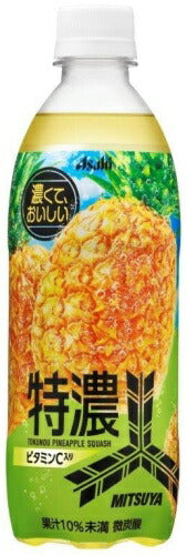 アサヒ 三ツ矢 特濃 パインスカッシュ 500ml ペットボトル 24本入 炭酸飲料 パイナップル