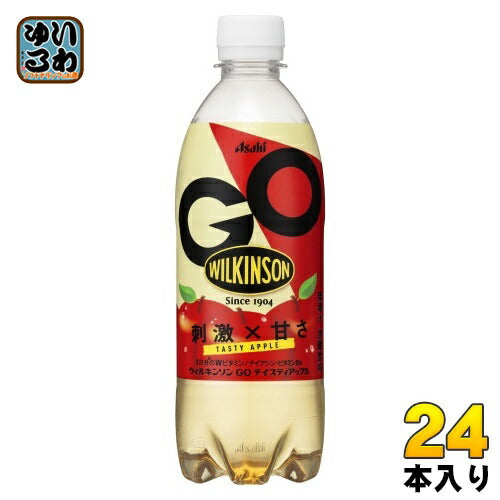 アサヒ ウィルキンソン GO テイスティアップル 490ml ペットボトル 24本入 有糖炭酸水 炭酸飲料 WILKINSON