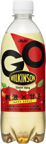 アサヒ ウィルキンソン GO テイスティアップル 490ml ペットボトル 24本入 有糖炭酸水 炭酸飲料 WILKINSON