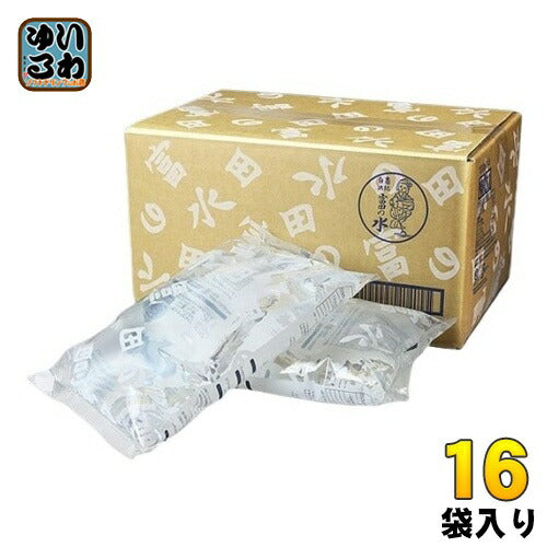 紀州 熊野の名水 富田の水 1.3L 16袋 (8袋入×2 まとめ買い) ミネラルウォーター 天然水