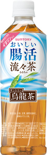サントリー おいしい腸活 流々茶 500ml ペットボトル 24本入 〔機能性表示食品 お茶〕