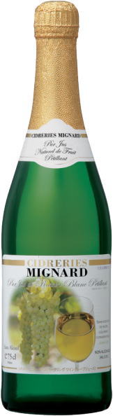 パナバック シドルリミニャール ノンアルコール スパークリング ワイングレープジュース白 750ml 瓶 12本入 〔炭酸飲料〕
