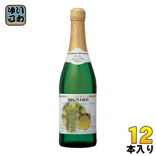 パナバック シドルリミニャール ノンアルコール スパークリング ワイングレープジュース白 750ml 瓶 12本入 〔炭酸飲料〕