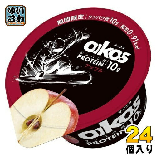 ダノンジャパン ダノン オイコス 脂肪0 アップル ヨーグルト 113g プラカップ 24個 (12個入×2 まとめ買い) 〔チルド品 冷蔵品〕