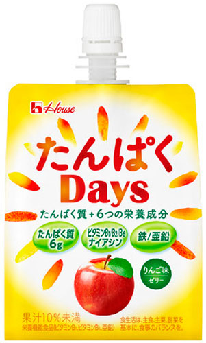 ハウスウェルネス たんぱくDays 180g パウチ 48個 (24個入×2 まとめ買い)