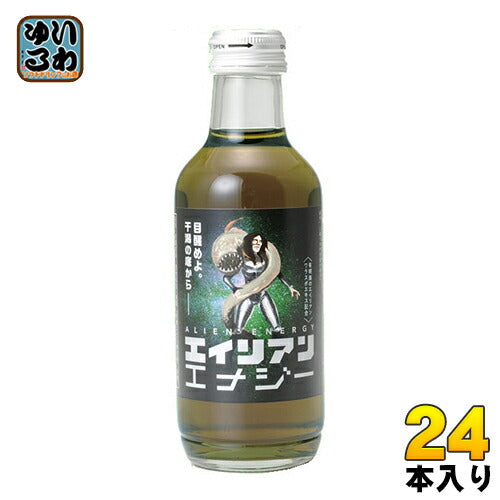 友桝飲料 エイリアンエナジー 200ml 瓶 24本入 エナジードリンク 炭酸  〔炭酸飲料〕