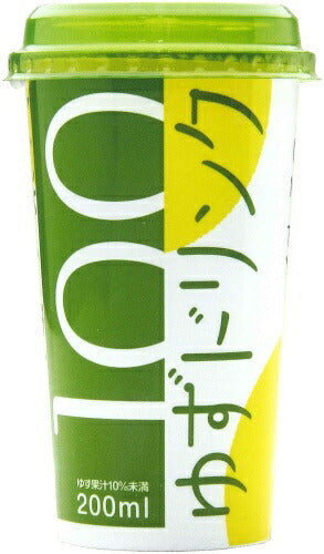 高知アイス ゆずドリンク 200ml カップ 24本 (12本入×2 まとめ買い) 果汁飲料