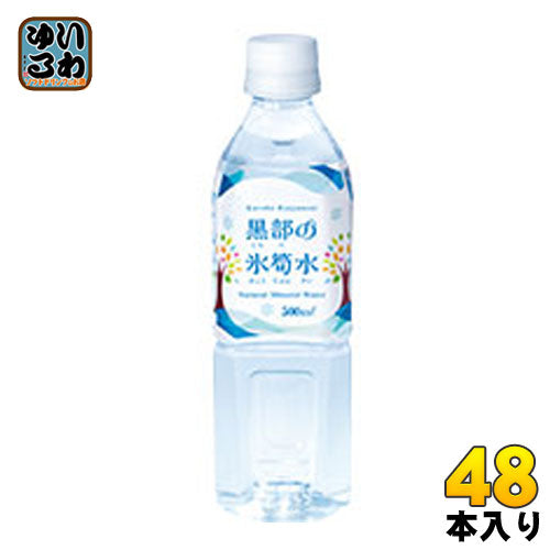 黒部の氷筍水 500ml ペットボトル 48本 (24本入×2 まとめ買い) 〔ミネラルウォーター〕