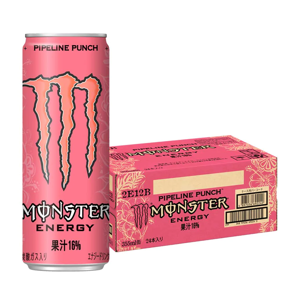 アサヒ モンスター エナジー パイプラインパンチ 缶 355ml×1ケース/24本