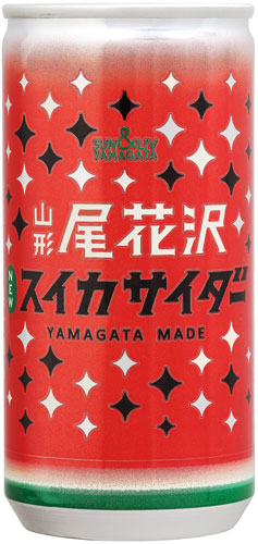 山形食品 山形尾花沢スイカサイダー 200ml 缶 60本 (30本入×2 まとめ買い)