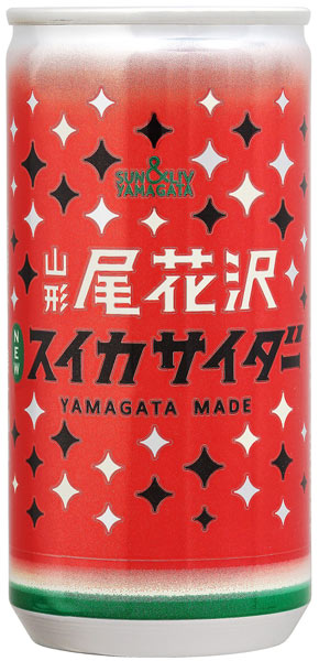 山形食品 山形尾花沢スイカサイダー 200ml 缶 30本入