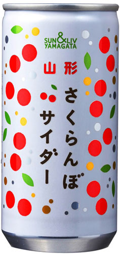 山形食品 山形さくらんぼサイダー 200ml 缶 60本 (30本入×2 まとめ買い)