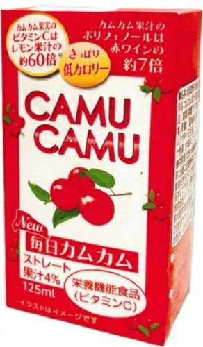 ジーブレス New毎日カムカム 125ml 紙パック 36本入 栄養機能食品 低カロリー 果汁飲料