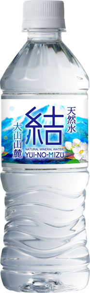 永伸商事 大山山麓天然水 結 ゆいのみず 500ml ペットボトル 24本入 ミネラルウォーター 天然水