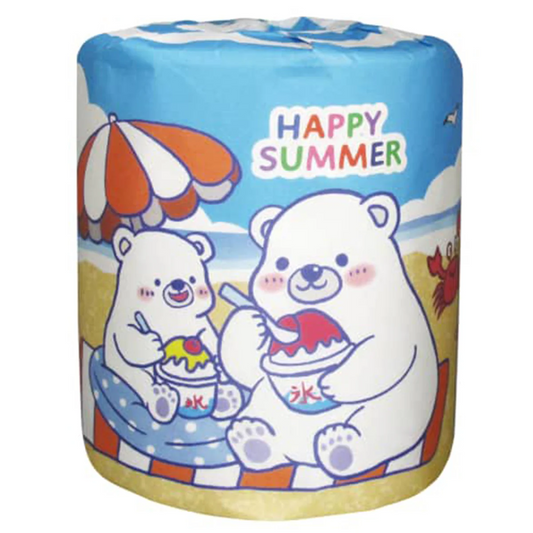 トイレットペーパー HAPPY SUMMER 個包装100個 ダブル30m