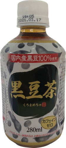 オアシス 黒豆茶 280ml ペットボトル 24本入 〔お茶〕
