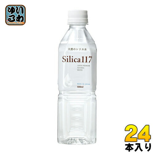 七十七萬石 シリカ117 500ml ペットボトル 24本入 〔ミネラルウォーター〕