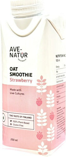 アベナトゥル オーツスムージー ストロベリー 250ml 紙パック 30本 (15本入×2 まとめ買い) AVE-NATUR オーツ麦 イチゴ