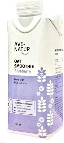 アベナトゥル オーツスムージー ブルーベリー 250ml 紙パック 30本 (15本入×2 まとめ買い) AVE-NATUR オーツ麦 プラントベース