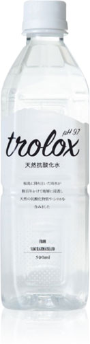 トロロックス 天然抗酸化水 Trolox 500ml ペットボトル 24本入 ミネラルウォーター 超軟水 抗酸化水 シリカ ローリングストック