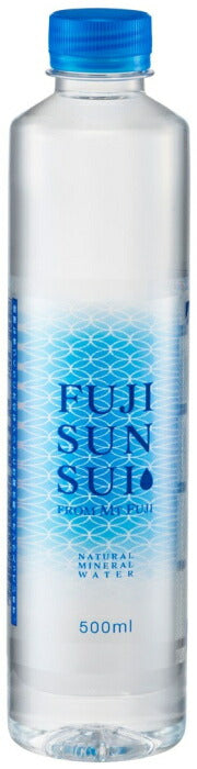 富士の源水 FUJI SUN SUI 500ml ペットボトル 48本 (24本入×2 まとめ買い) 富士山水 シリカ 国産ミネラルウォーター 軟水 FUJISUNSUI