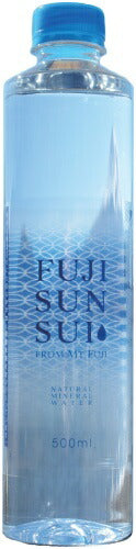 富士の源水 FUJI SUN SUI 500ml ペットボトル 48本 (24本入×2 まとめ買い) 富士山水 シリカ 国産ミネラルウォーター 軟水 FUJISUNSUI