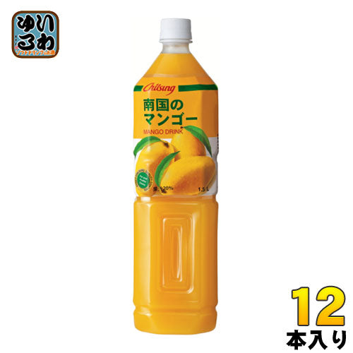 チルソン 南国のマンゴー 1.5L ペットボトル 12本 (6本入×2 まとめ買い) 〔果汁飲料〕