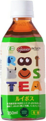 ガスコ オーガニック ルイボス 350ml ペットボトル 24本入 お茶 Gass 有機 ノンカフェイン ルイボスティー 非発酵タイプ