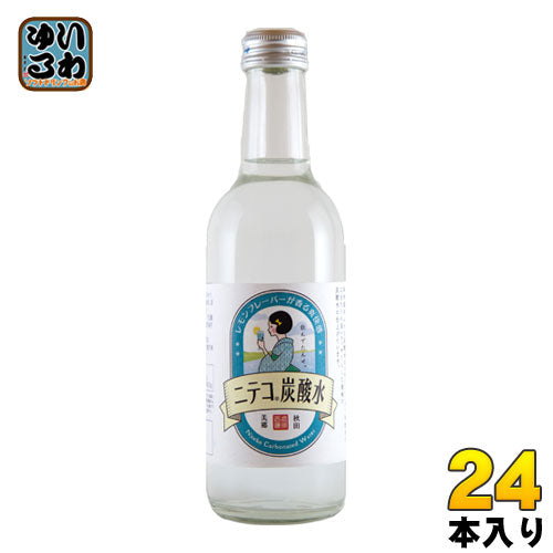 あきた美郷づくり ニテコ炭酸水 300ml 瓶 24本入