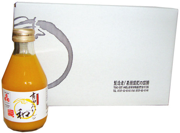 果樹園紀の国 有田みかんの和(なごみ) 180ml 瓶 12本入 〔果汁飲料〕